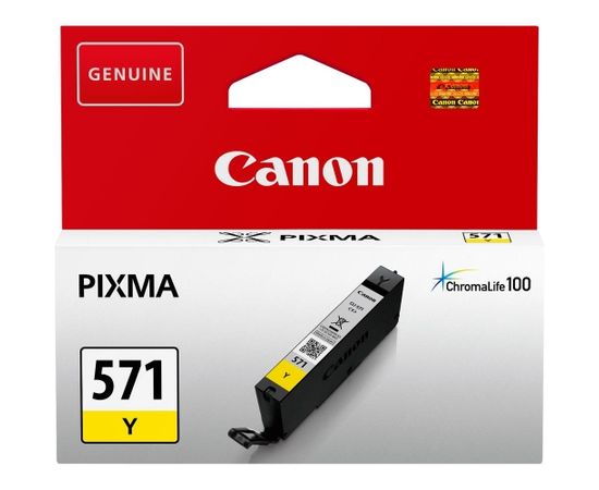 INK CARTRIDGE YELLOW CLI-571/0388C001 CANON