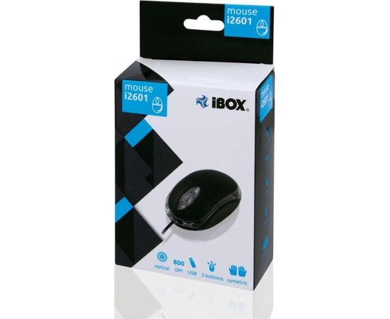 Ibox I-BOX OPTICAL MOUSE i2601, USB BLACK