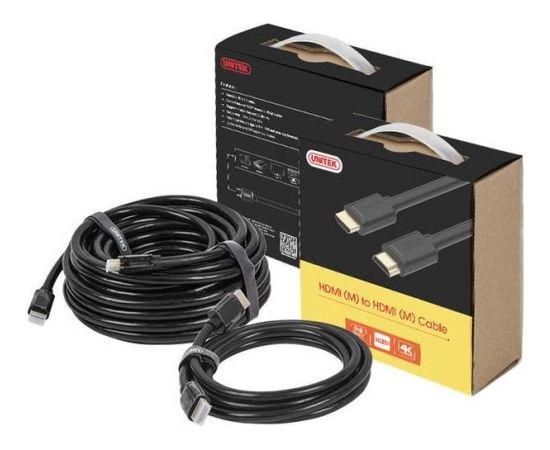 Unitek Cable HDMI v.1.4 M/M 1.5m, gold, BASIC, Y-C137M