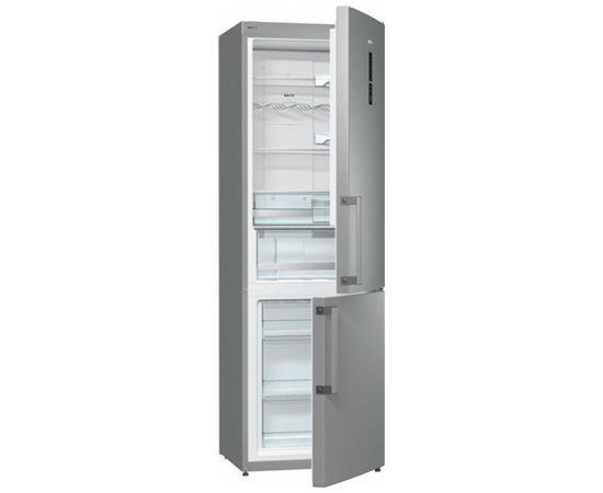 Gorenje NRK6191MX 185cm, A+, Display, Inox Ledusskapis