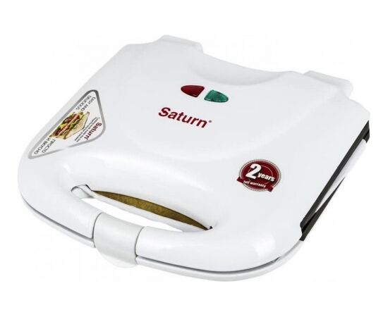Sandwich maker Saturn ST-EC1082| white Тостеры для сэндвичей