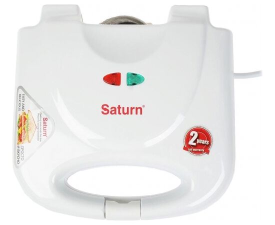 Sandwich maker Saturn ST-EC1082| white Тостеры для сэндвичей