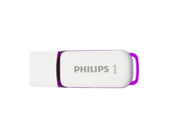 Philips USB 2.0 Flash Drive Snow Edition (violeta) 64GB