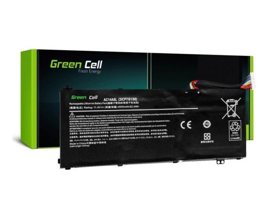 Battery Green Cell AC14A8L for Acer Aspire Nitro V15 VN7-571G VN7-572G VN7-591G