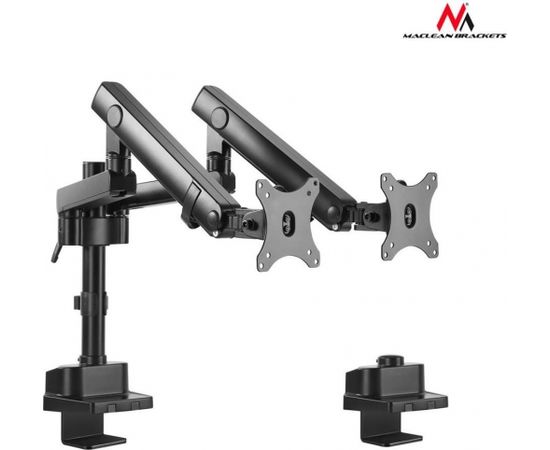 Maclean MC-812 Desk holder 2 LED screens 17-32 ''2x8kg vesa 75x75 and 100x100