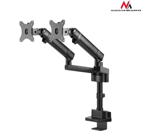 Maclean MC-812 Desk holder 2 LED screens 17-32 ''2x8kg vesa 75x75 and 100x100