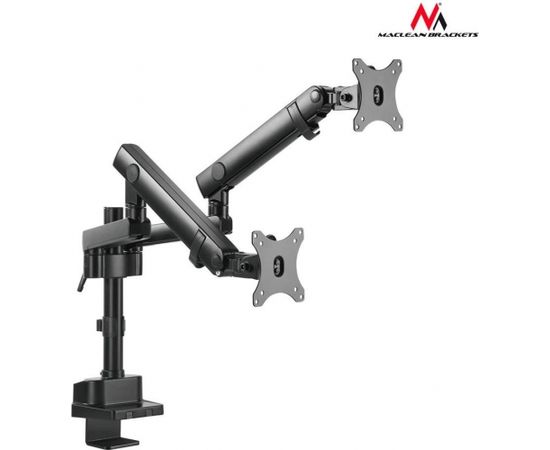 Maclean MC-812 Desk holder 2 LED screens 17-32 ''2x8kg vesa 75x75 and 100x100