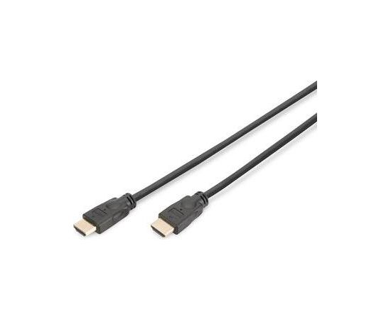 Digitus Cable HDMI HighSpeed with Ethernet 4K 60Hz UHD Type HDMI A/A M/M black 5m