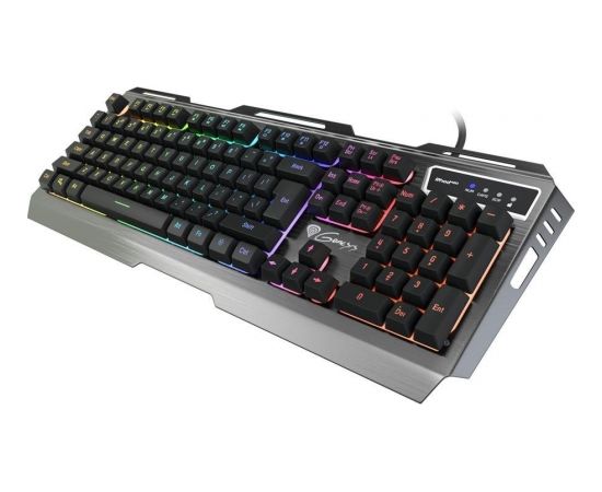 Natec Keyboard GENESIS RHOD 420 Gaming RGB Backlight, USB, US layout