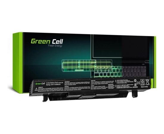 Battery Green Cell A41N1424 Asus GL552 GL552J GL552JX GL552V GL552VW GL552VX ZX5 ( ir veikalā)