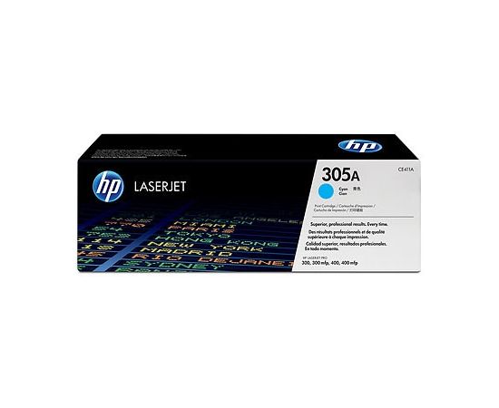 Hewlett-packard HP 305A LJ Pro 400/300, Color M351/M375/M475/M451 series Toner Cyan (2.600 pages) / CE411A