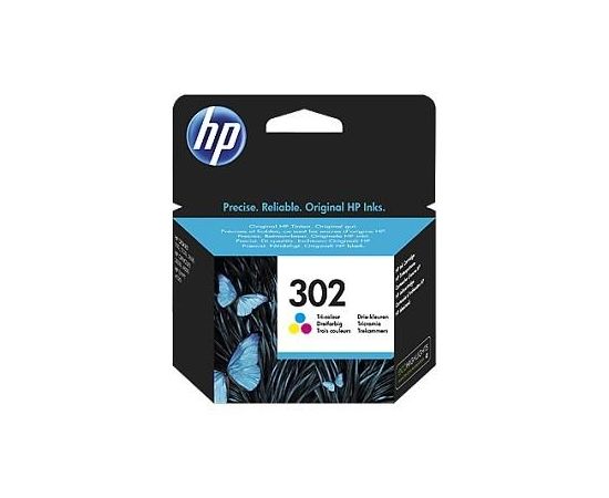 HP No.302 ink cartridge Tri-color F6U65AE (Ir veikalā)
