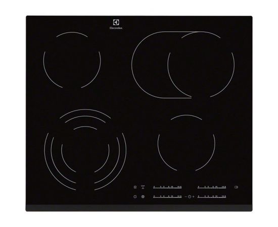 ELECTROLUX EHF6547FXK keramiskā plīts virsma - 60cm