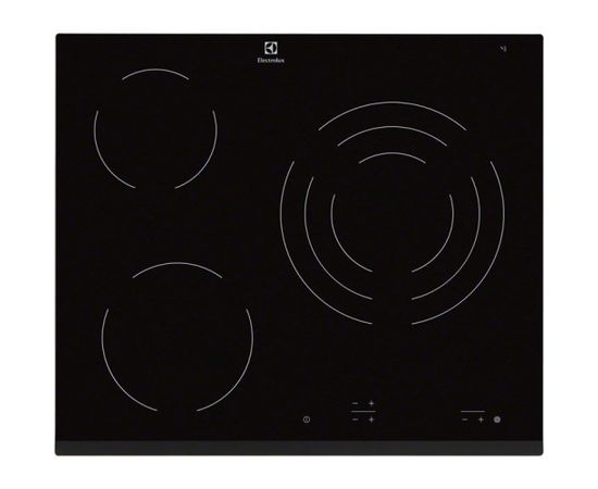 ELECTROLUX EHF6232FOK keramiskā plīts virsma - 60cm, 3 riņķi