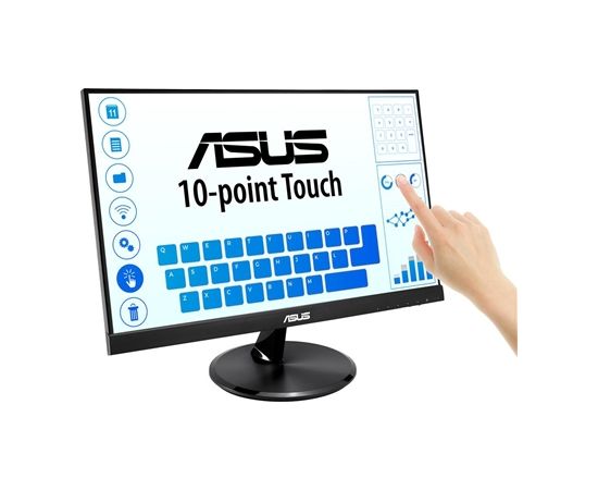 Asus VT229H 21.5 ", Touchscreen, IPS, FHD, 1920x1080 pixels, 5 ms, 250 cd/m², Black