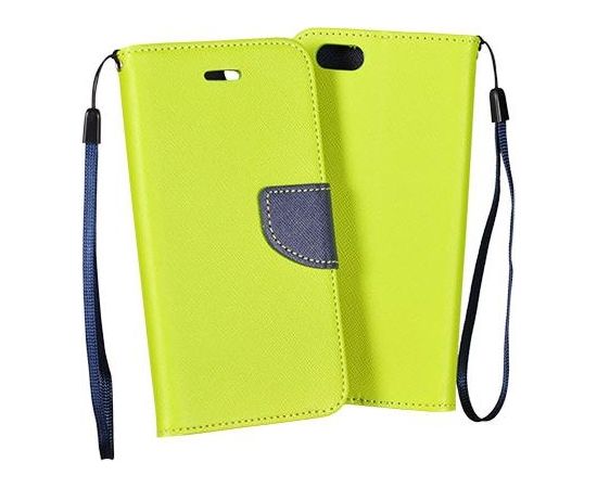 Mocco Fancy Book Case Grāmatveida Maks Telefonam LG H870 G6 Zaļš - Zils