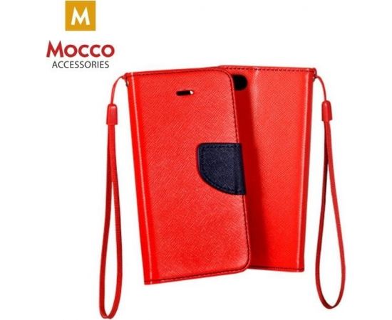 Mocco Fancy Book Case Grāmatveida Maks Telefonam LG K350 K8 Sarkans - Zils