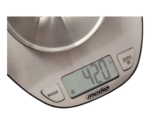 Mesko Kitchen Scale MS 3152 Maximum weight (capacity) 5 kg, Graduation 1 g, Display type LCD, Stainless steel