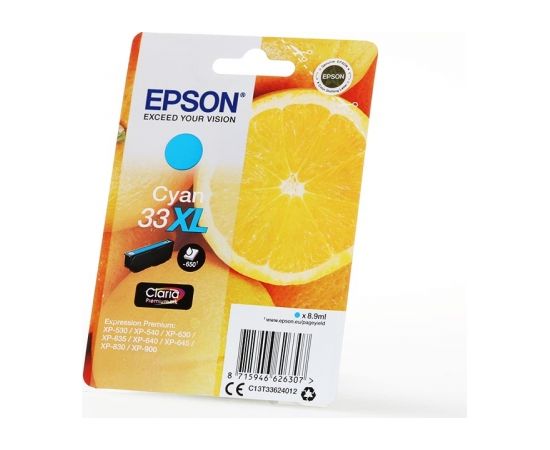 Epson 33XL  Ink Cartridge, Cyan