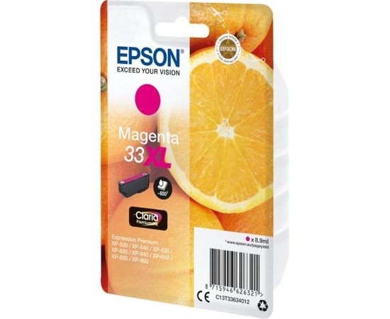 Epson 33XL  Ink Cartridge, Magenta