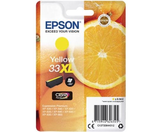 Epson T3364, 33XL  Ink Cartridge, Yellow