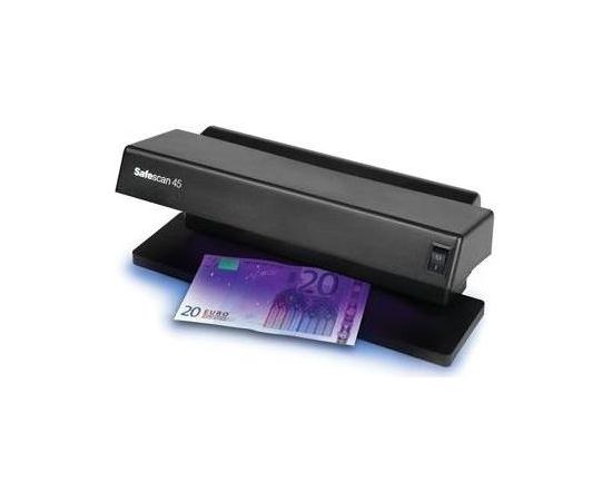 SAFESCA 45 UV Counterfeit detector Black, Suitable for Banknotes, ID documents, Number of detection points 1,