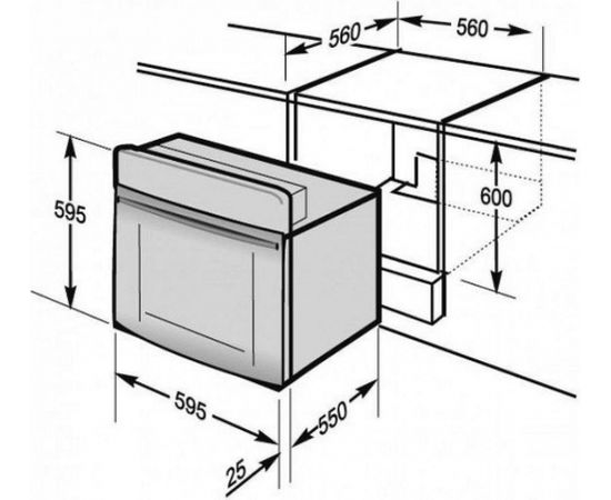 Hansa BOEI68401 Духовые шкафы