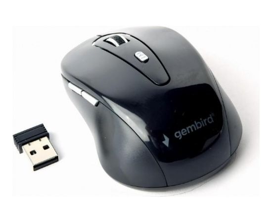 MOUSE USB OPTICAL WRL/BLACK MUSW-6B-01 GEMBIRD