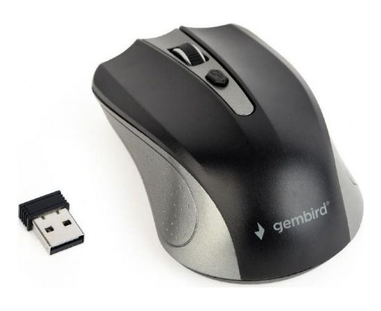 MOUSE USB OPTICAL WRL GREY/BLACK MUSW-4B-04-GB GEMBIRD