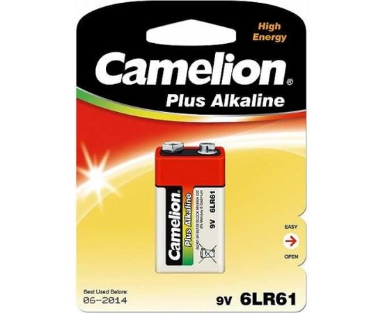 Camelion 6LF22-BP1 9V/6LR61, Plus Alkaline 6LR61, 1 pc(s)