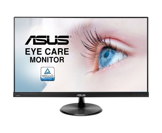 Asus LCD VC279HE 27 ", IPS, FHD, 1920x1080 pixels, 16:9, 5 ms, 250 cd/m², Black, Eye Care, Frameless, Flicker Free, Blue Light Filter