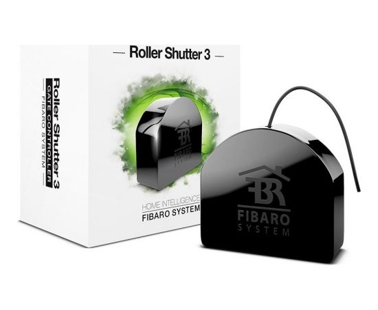 (Ir veikalā) Fibaro Roller Shutter 3 Z-Wave Blinds, shades, marquise and gates control module