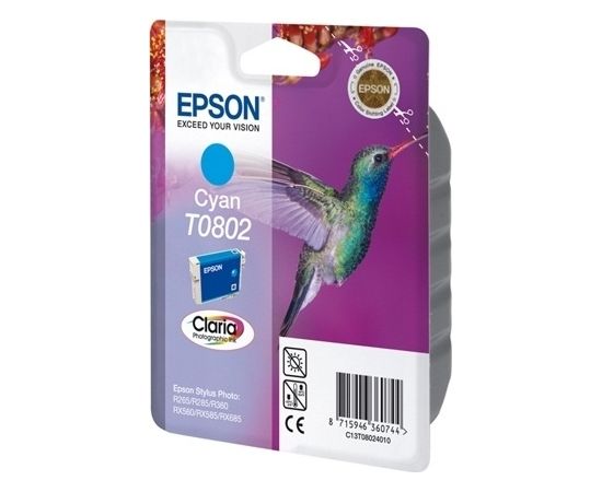 Epson Ink Cyan T0802 (C13T08024011)