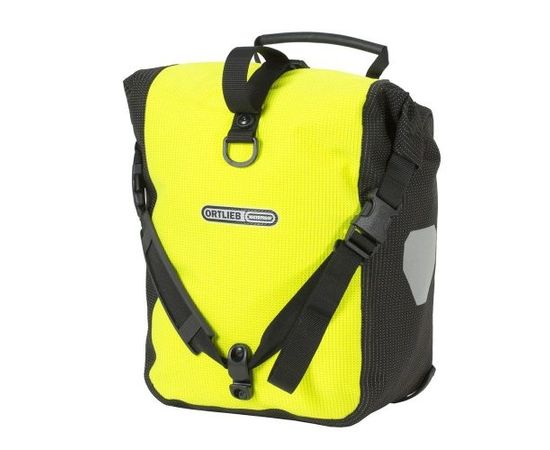 Ortlieb Front-Roller High Visibility / Melna / 25 L