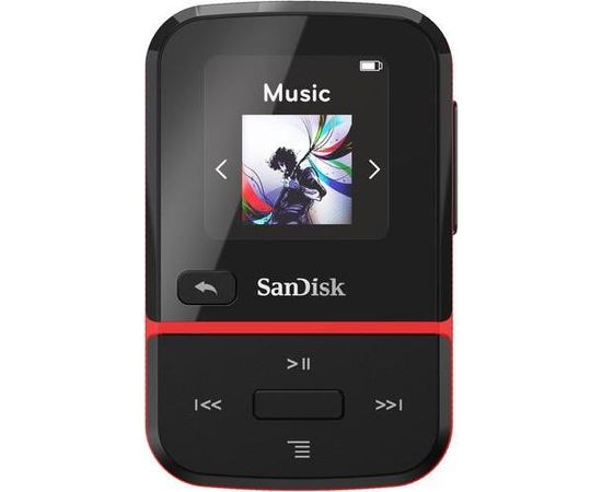 Sandisk CLIP SPORT GO MP3 Player 32GB, Red