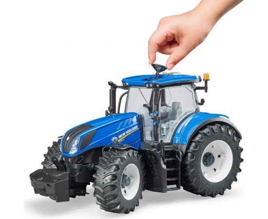 BRUDER Jaunais Holland T7.315 traktors ar priekšējo iekraušanas sistēmu, 3121