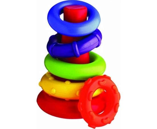 PLAYGRO 4011455 pyramid with rings Rock and Stack