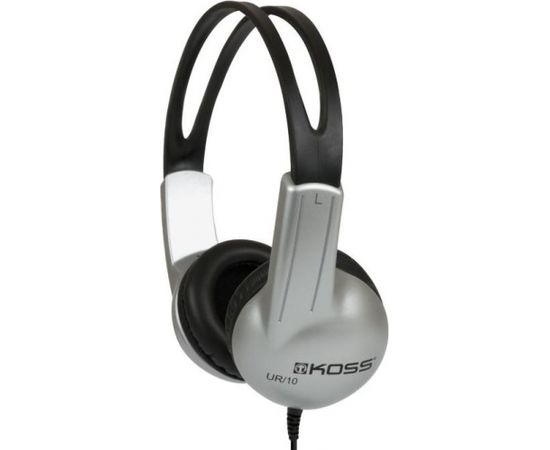 Koss Headphones UR10 Headband/On-Ear, 3.5mm (1/8 inch), Silver/Black,