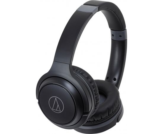 Audio Technica austiņas with Built-in Mic and Controls ATH-S200BTBK Headband/On-Ear, Bluetooth, Black, No, Yes