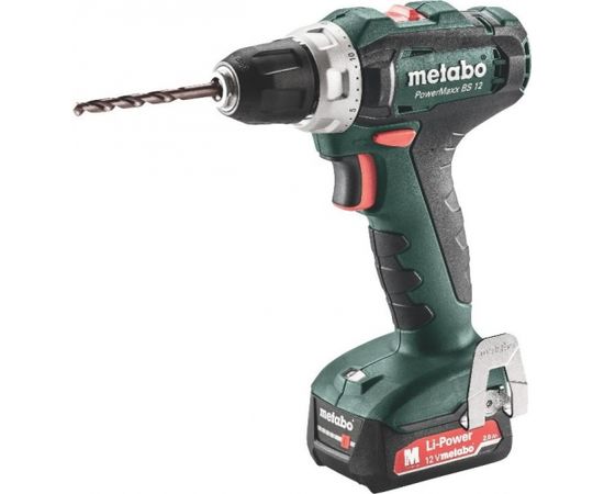 Akumulatora skrūvgriezis/urbis Powermaxx BS 12 / 2x2,0 Ah, Metabo