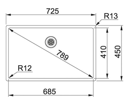 Franke Box BXX 110-68/ BXX 210-68 Nerūsējoša tērauda