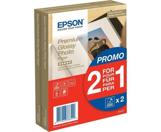 Epson Premium Glossy Photo Paper 10x15, 255 g/m²