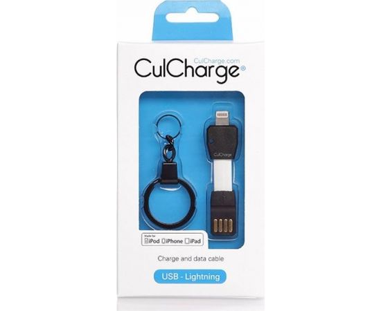 CulCharge Smallest Lightning to USB Cable for iPhone & iPad Apple Keychain