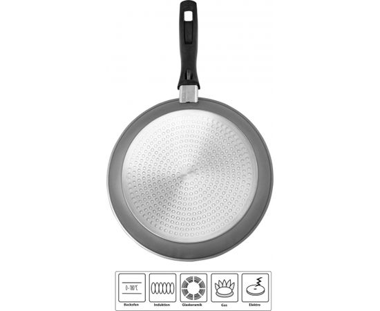 Stoneline 6843 Frying Pan, 26 cm, Gas , electric, ceramic, induction, Grey, Non-stick coating, Fixed