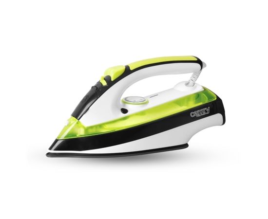 Iron Camry CR 5025 Green/White/Black, 2600 W, With cord, Anti-drip function, Anti-scale system, Vertical steam function