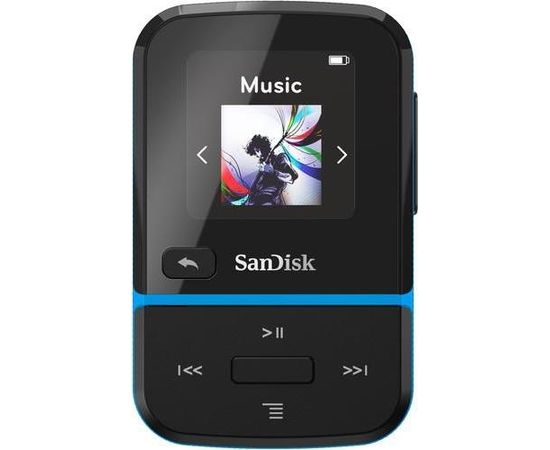 Sandisk CLIP SPORT GO MP3 Player 32GB, Blue