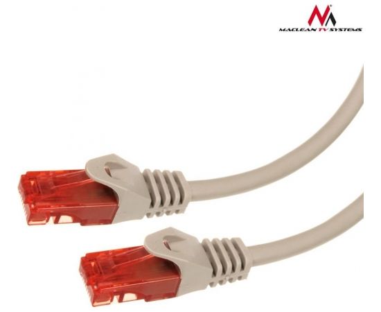 Maclean MCTV-300S Patchcord UTP cat6 Cable plug-plug 0,5m silver