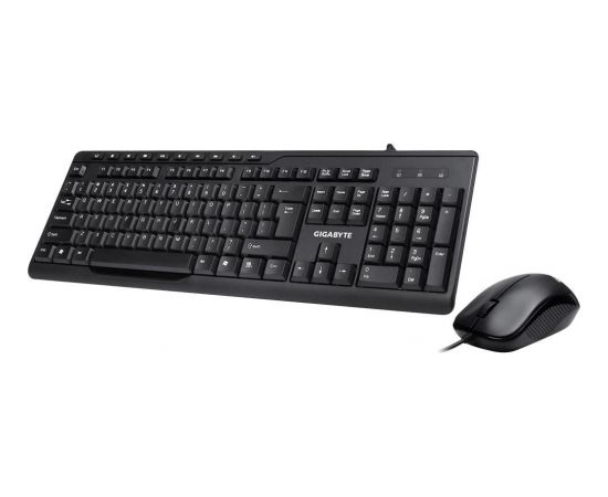 Gigabyte KM6300 Keyboard and mouse set USB Black Eng