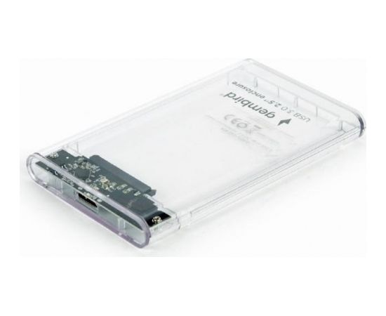 HDD CASE EXT. USB3 2.5"/TRANSPARENT EE2-U3S9-6 GEMBIRD