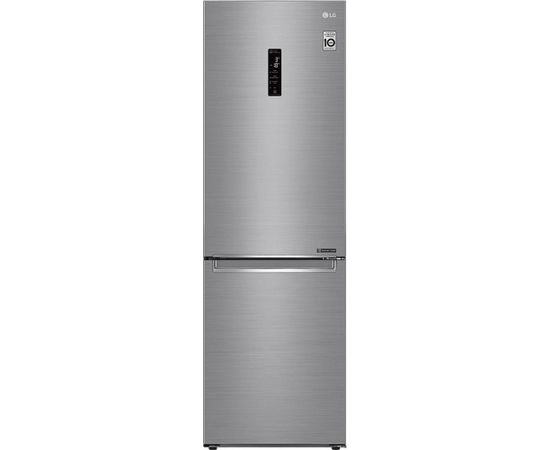 LG Refrigerator GBB71PZDZN Free standing, Combi, Height 186 cm, A++, No Frost system,   net capacity 232 L, Freezer net capacity 107 L, Display, 36 dB, Platinum silver3